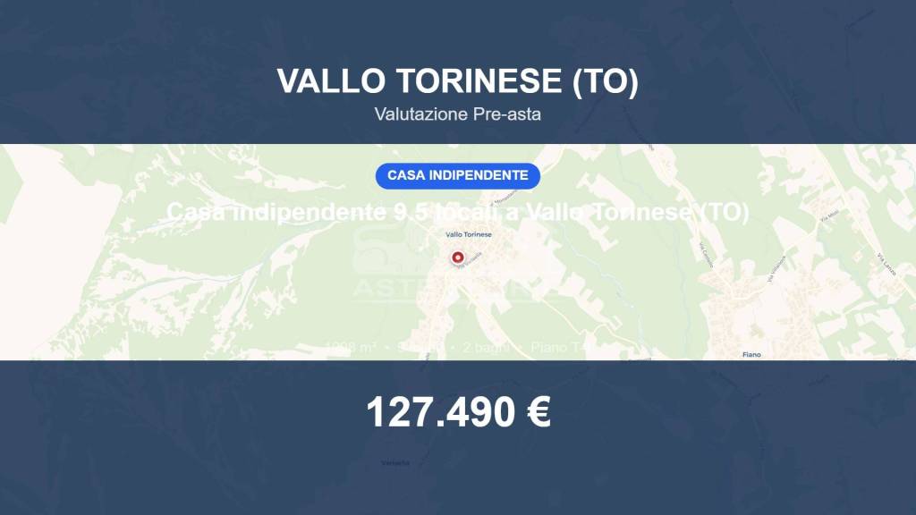 casa indipendente in vendita a Vallo Torinese in zona Spagna