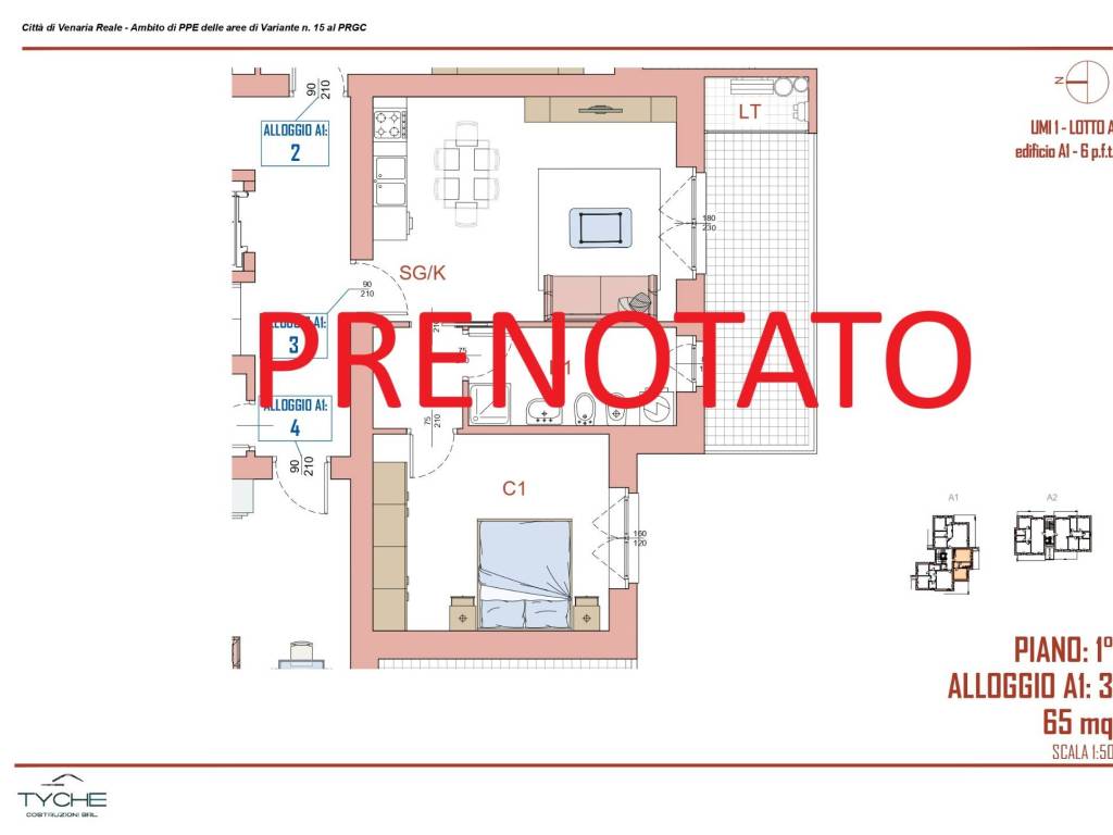 appartamento in vendita a Venaria Reale