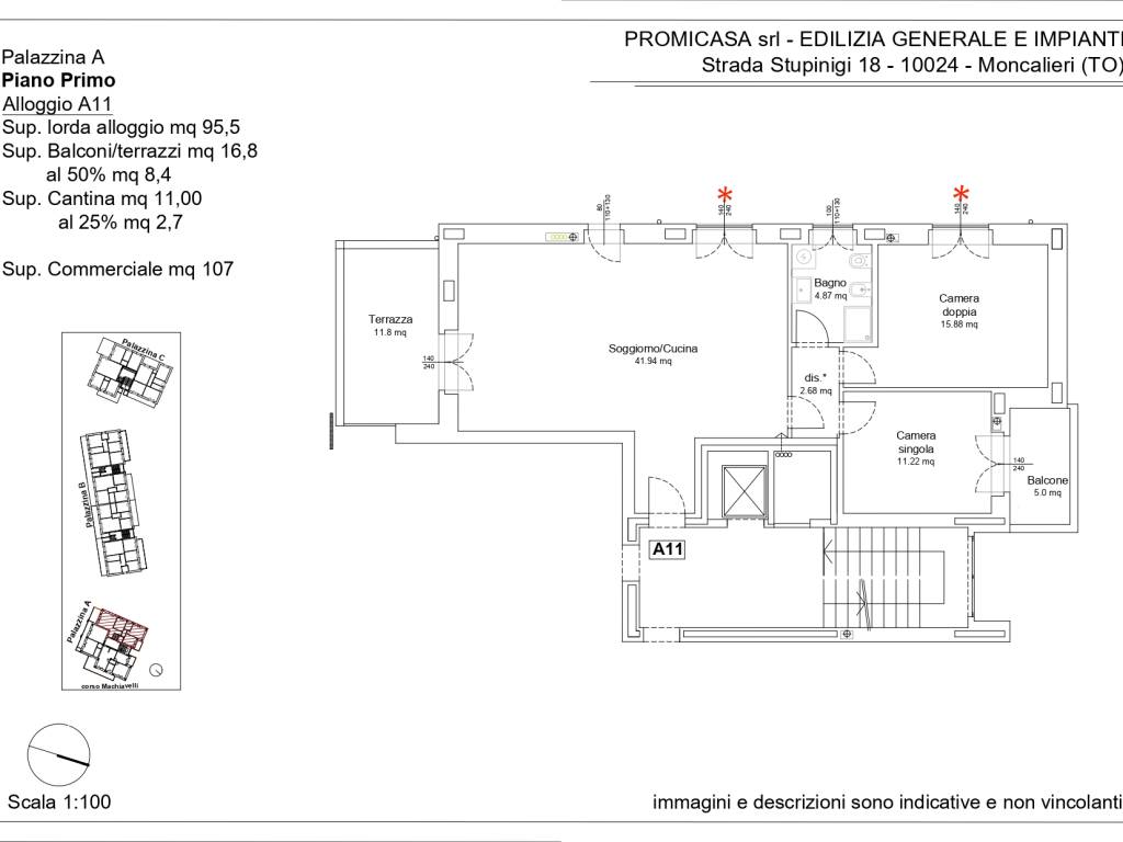 appartamento in vendita a Venaria Reale