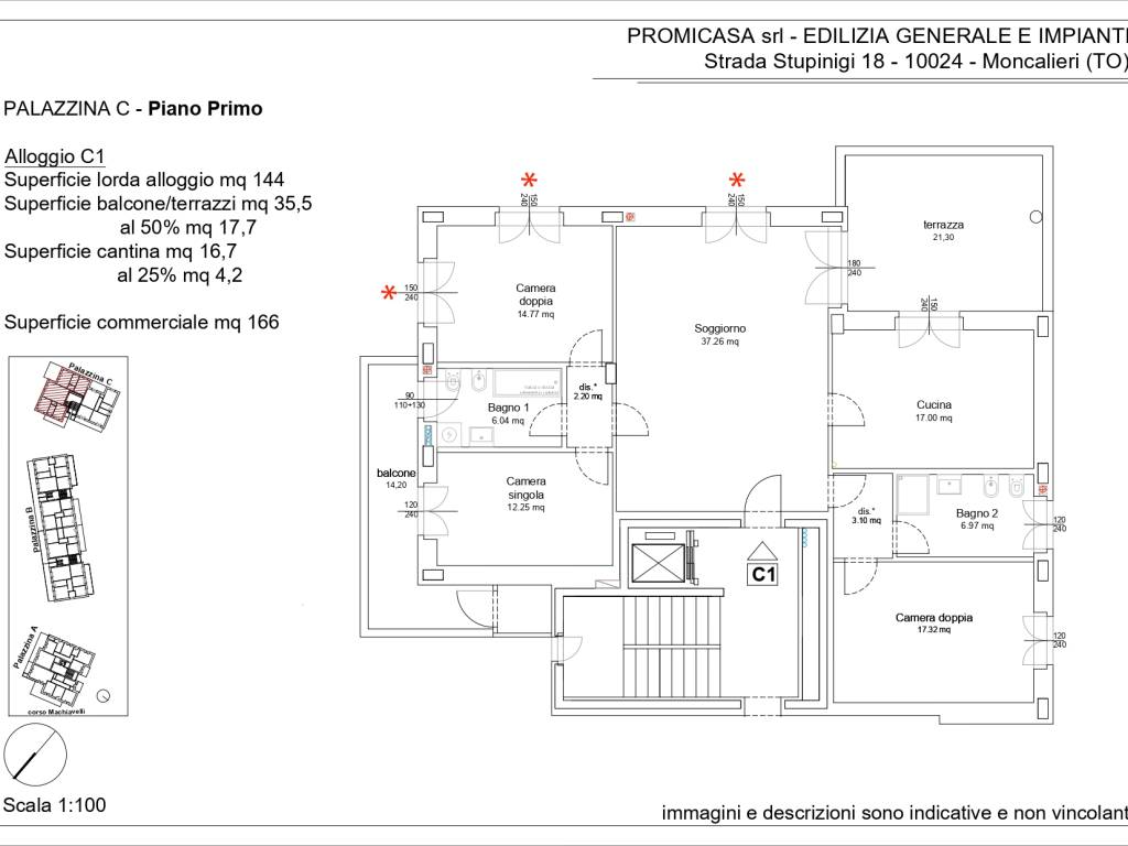 appartamento in vendita a Venaria Reale