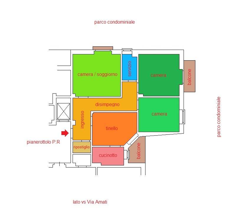 appartamento in vendita a Venaria Reale