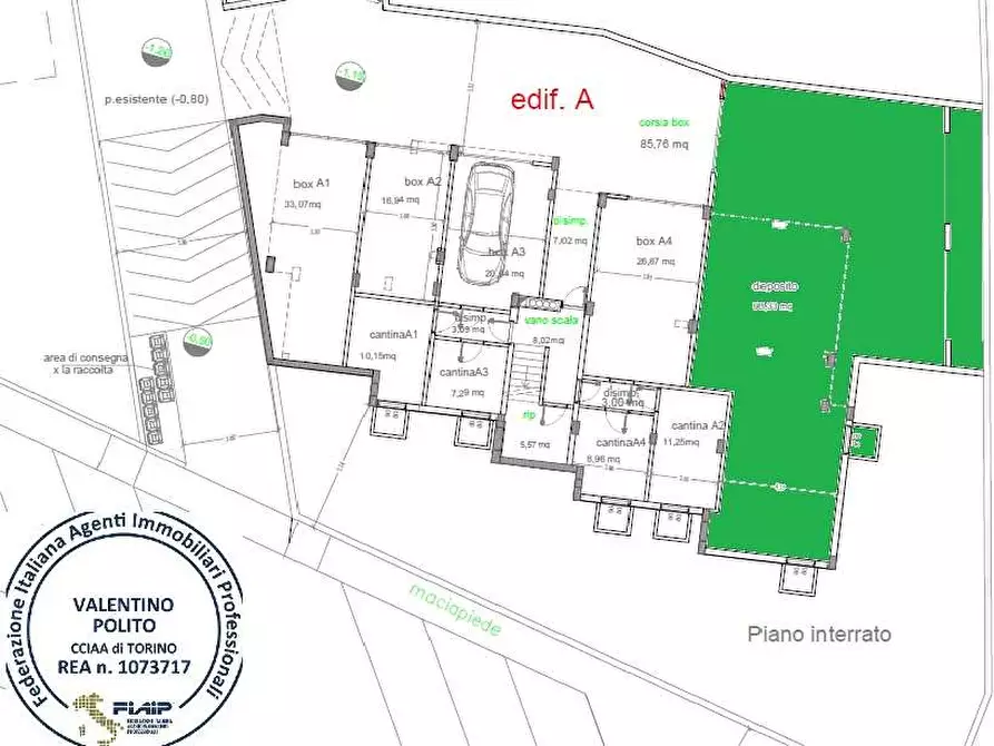 locale di sgombero in vendita a Vinovo