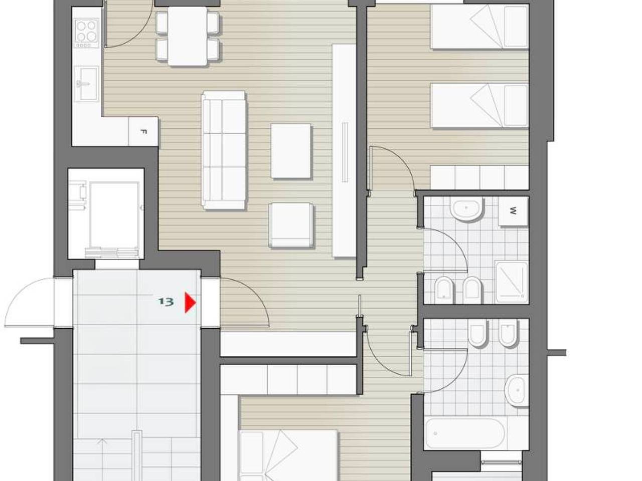 appartamento in vendita a Bolzano