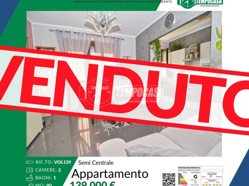 appartamento in vendita a Volpiano