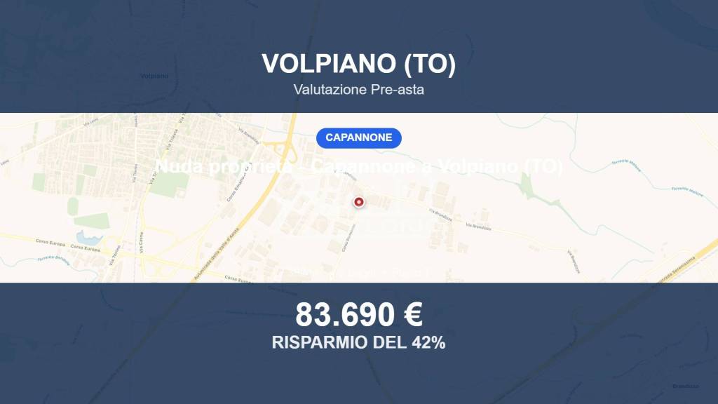 locale commerciale in vendita a Volpiano