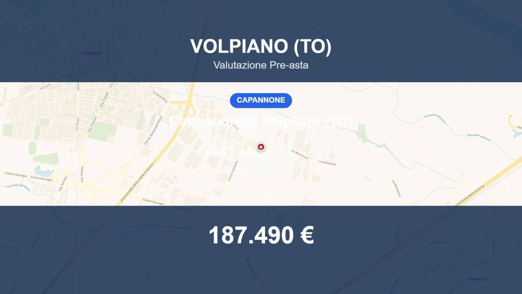 locale commerciale in vendita a Volpiano
