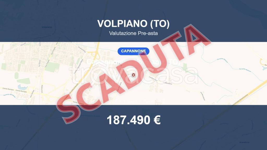 locale commerciale in vendita a Volpiano