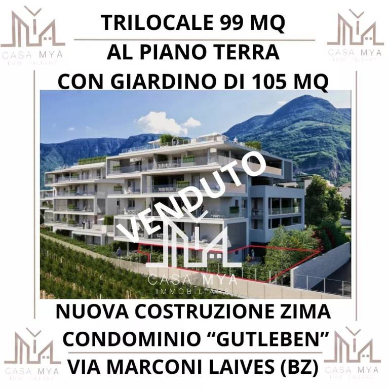 appartamento in vendita a Laives