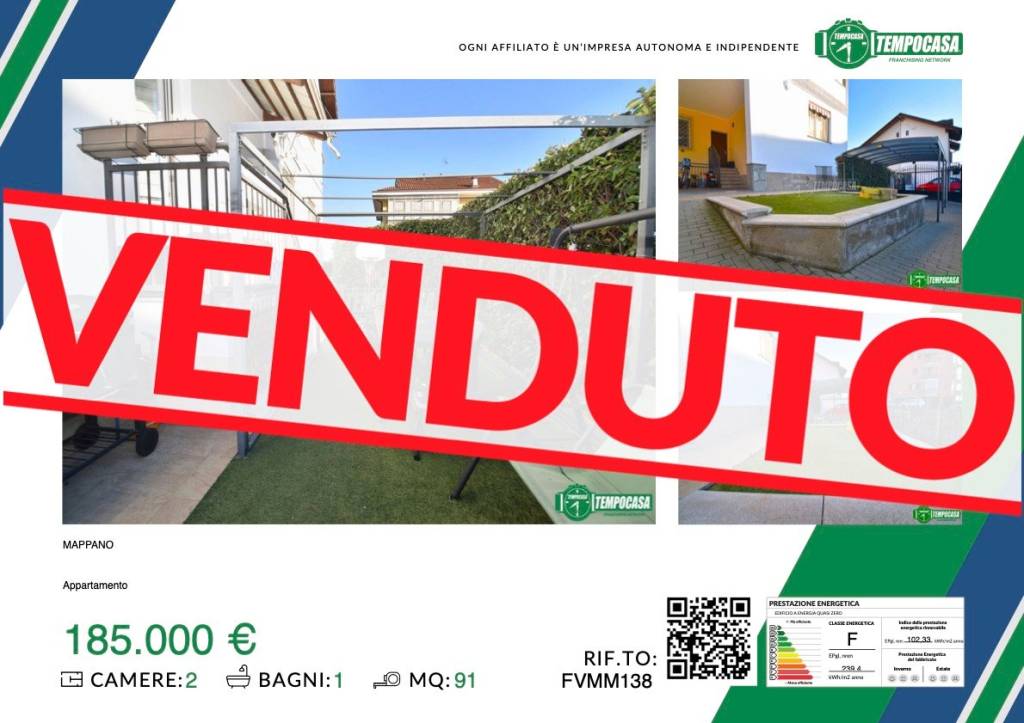 appartamento in vendita a Mappano