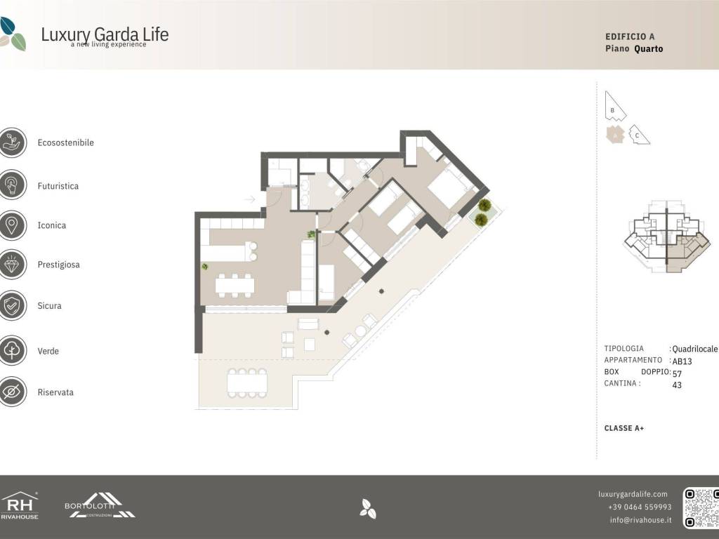 appartamento in vendita a Riva del Garda