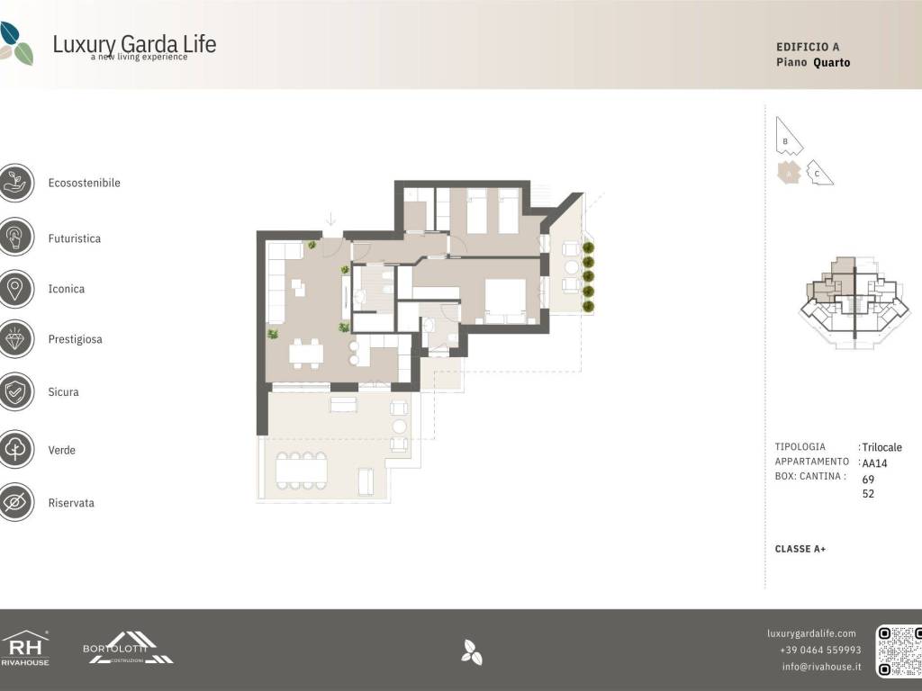 appartamento in vendita a Riva del Garda