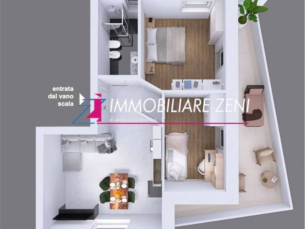 appartamento in vendita a Rovereto in zona Sant'Ilario