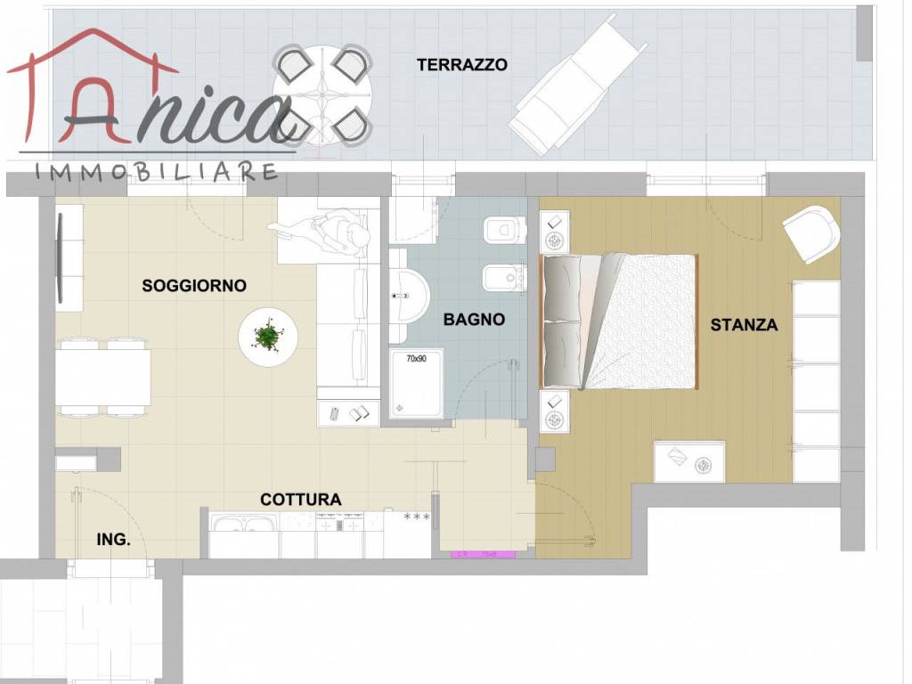 appartamento in vendita a Trento in zona Canova