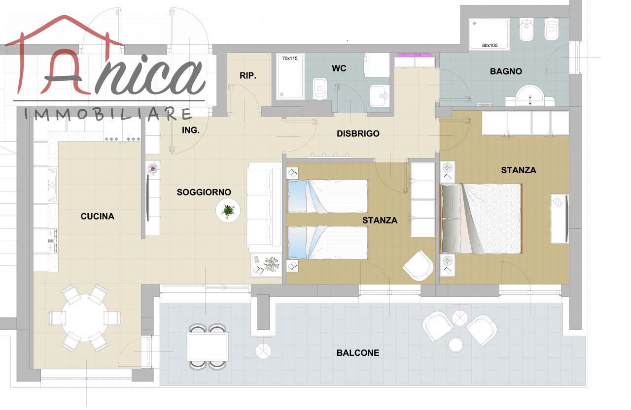 appartamento in vendita a Trento in zona Canova