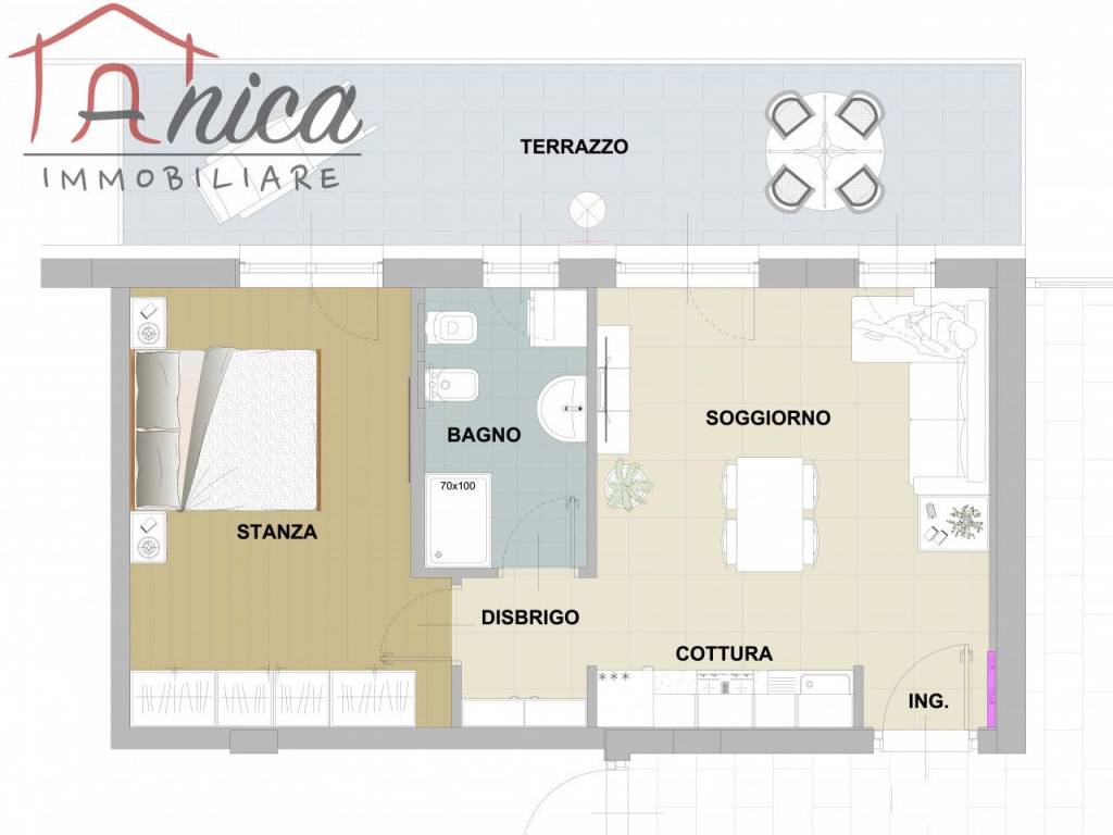 appartamento in vendita a Trento in zona Canova