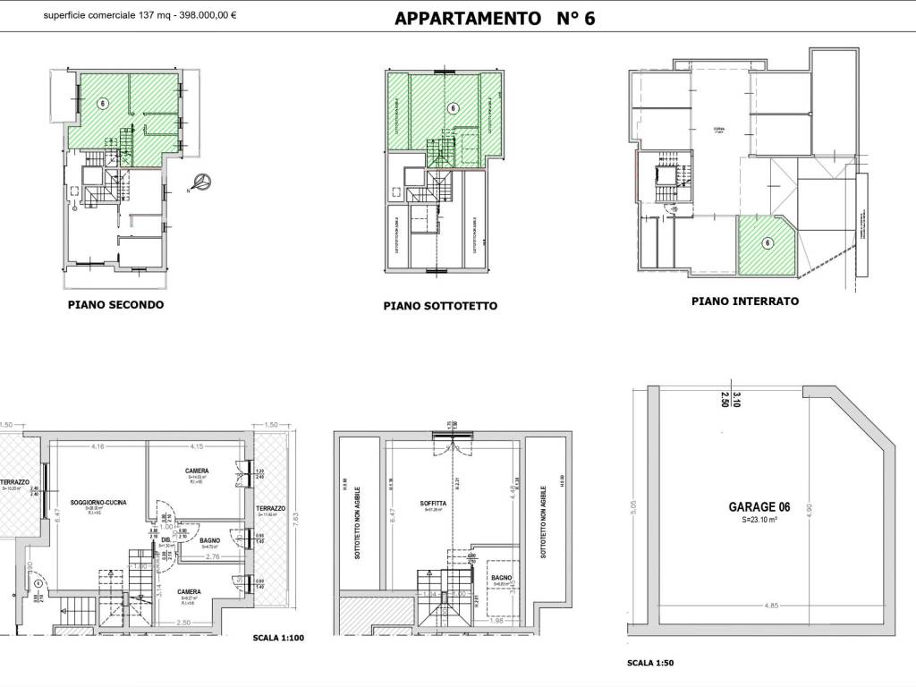 appartamento in vendita a Bussolengo