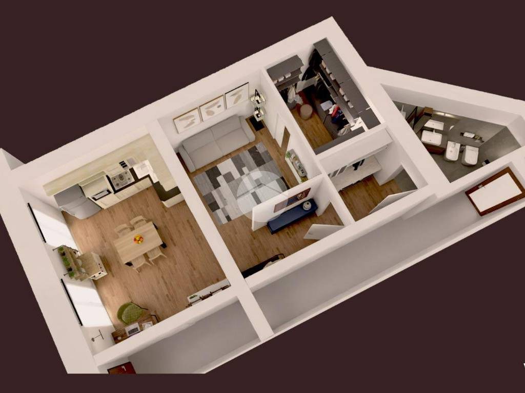 appartamento in vendita a Buttapietra in zona Marchesino