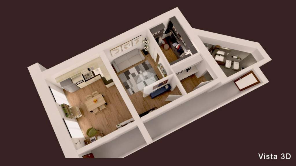 appartamento in vendita a Buttapietra in zona Marchesino