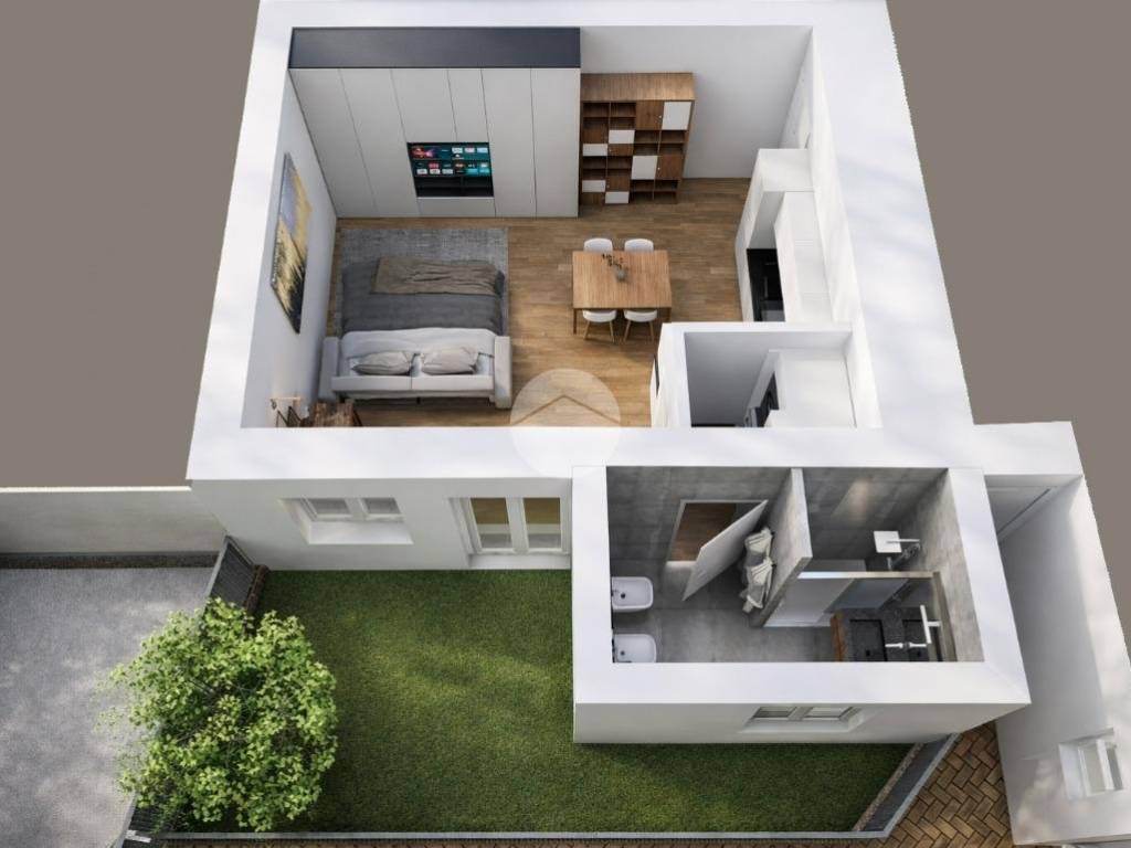 appartamento in vendita a Buttapietra in zona Marchesino