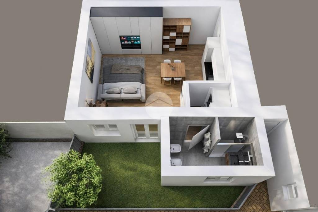 appartamento in vendita a Buttapietra in zona Marchesino