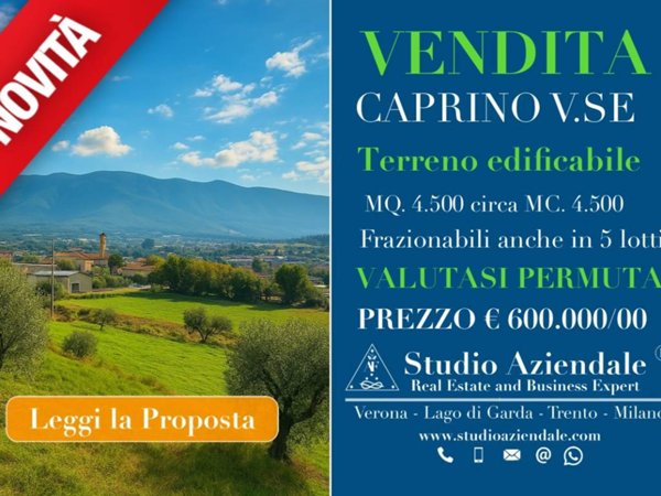 terreno agricolo in vendita a Caprino Veronese