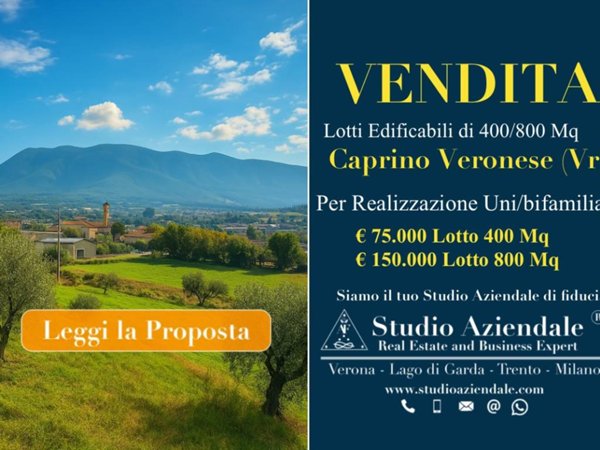 terreno edificabile in vendita a Caprino Veronese