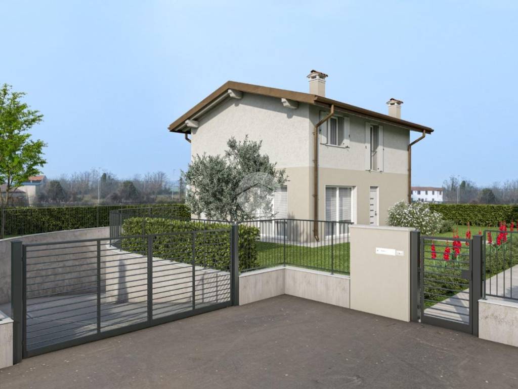 casa indipendente in vendita a Castel d'Azzano in zona Rizza