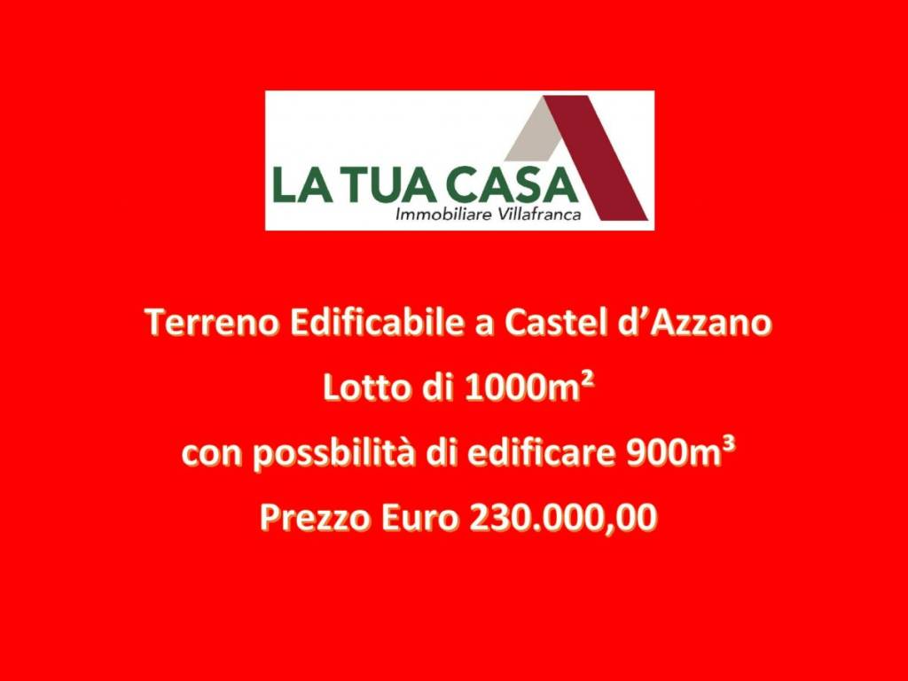 terreno agricolo in vendita a Castel d'Azzano in zona Beccacivetta