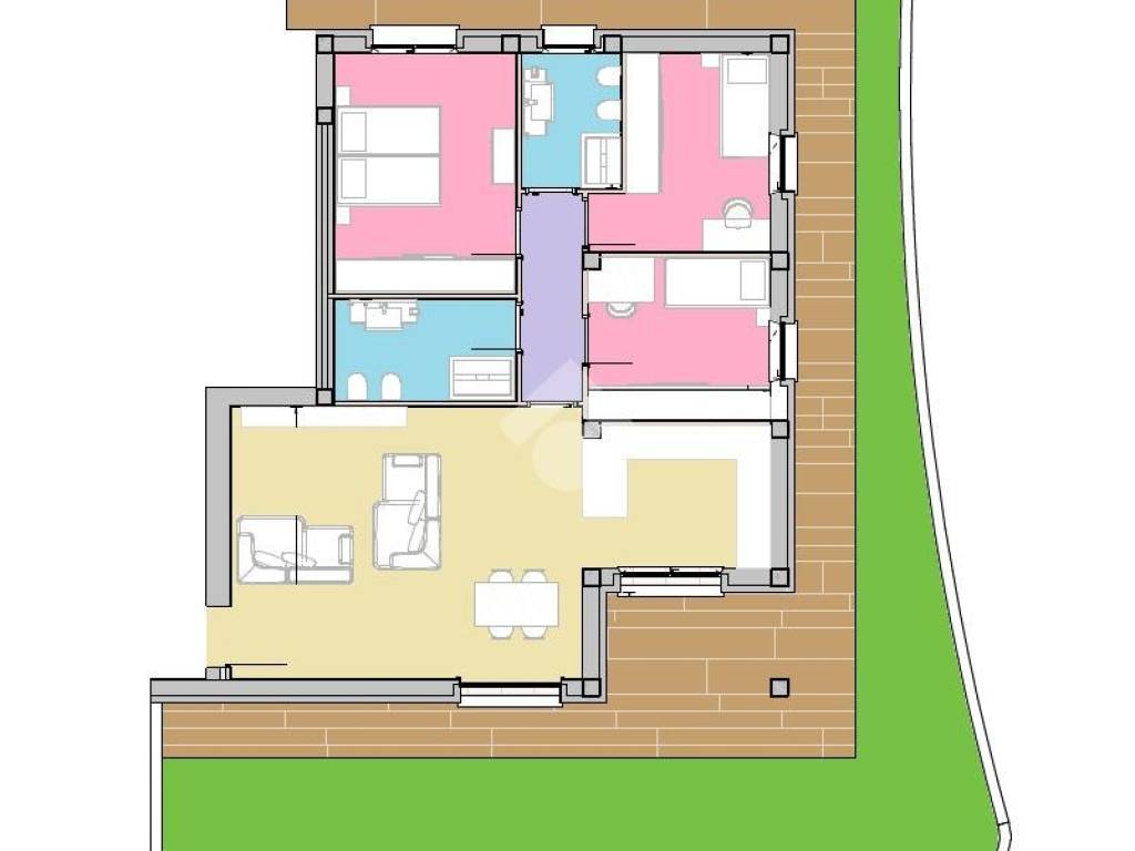 appartamento in vendita a Castel d'Azzano in zona Beccacivetta