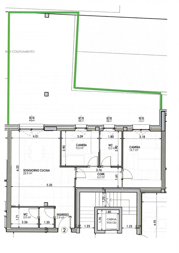appartamento in vendita a Castel d'Azzano in zona Beccacivetta
