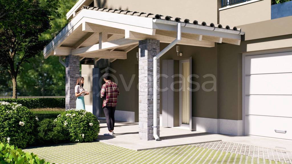 casa indipendente in vendita a Castelnuovo del Garda in zona Sandrà