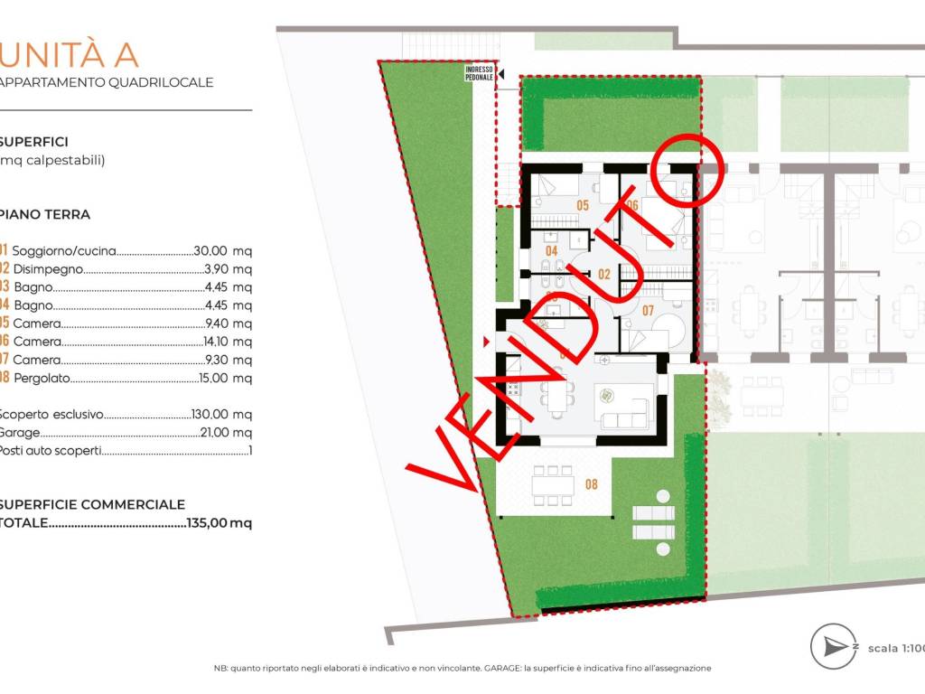 appartamento in vendita a Castelnuovo del Garda in zona Sandrà