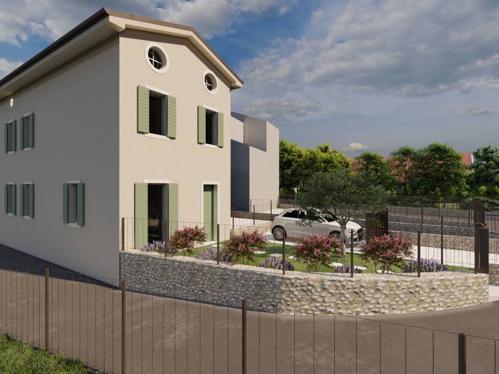 casa indipendente in vendita a Castelnuovo del Garda in zona Sandrà