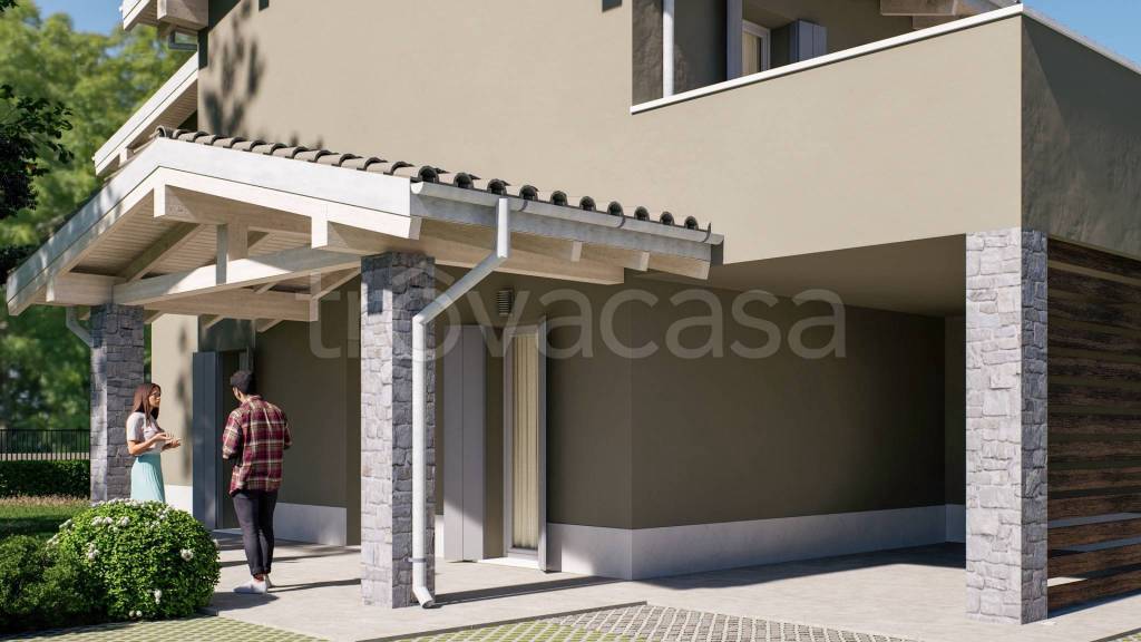 casa indipendente in vendita a Castelnuovo del Garda in zona Sandrà