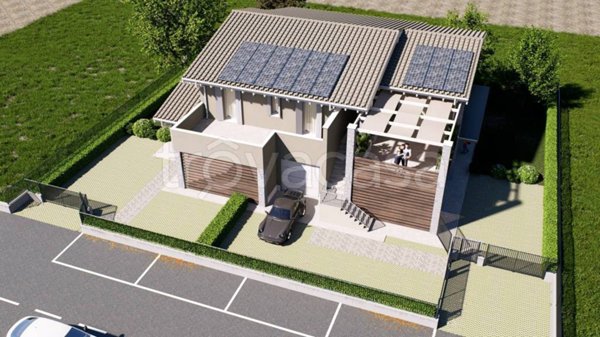 casa indipendente in vendita a Castelnuovo del Garda in zona Sandrà