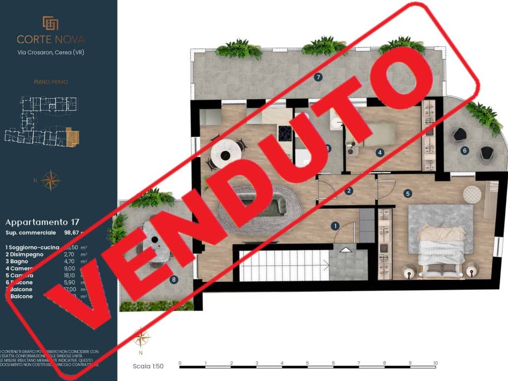 appartamento in vendita a Cerea