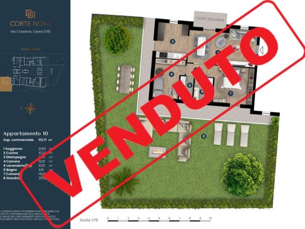 appartamento in vendita a Cerea