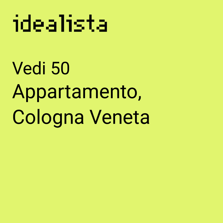 appartamento in vendita a Cologna Veneta