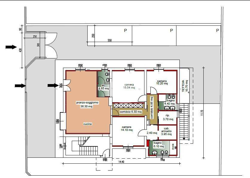 appartamento in vendita a Costermano sul Garda in zona Albarè