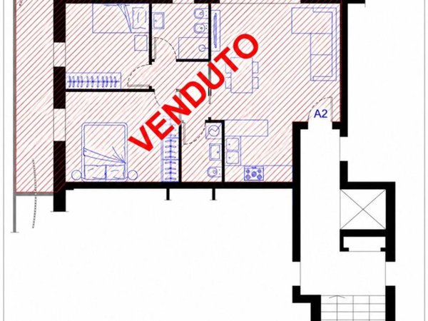 appartamento in vendita a Legnago in zona Porto