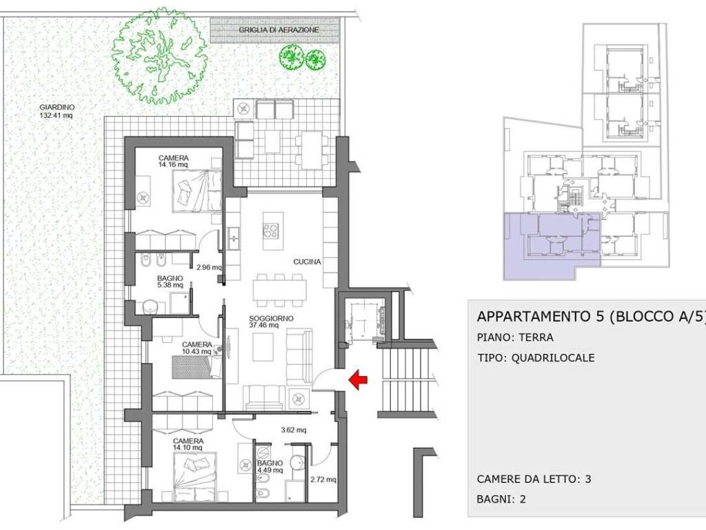 appartamento in vendita a Mozzecane