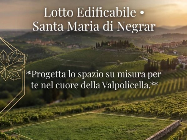 terreno edificabile in vendita a Negrar di Valpolicella in zona Santa Maria