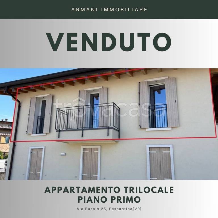 appartamento in vendita a Pescantina in zona Ospedaletto
