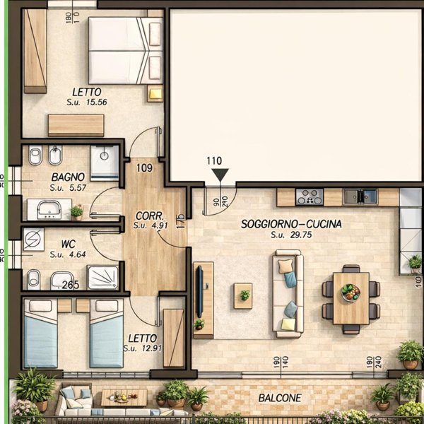 appartamento in vendita a San Bonifacio