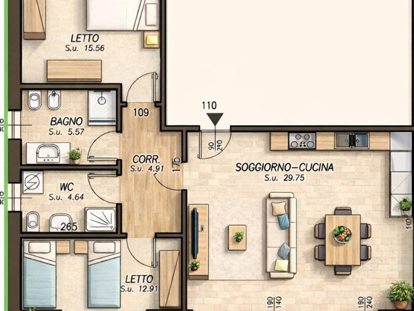 appartamento in vendita a San Bonifacio