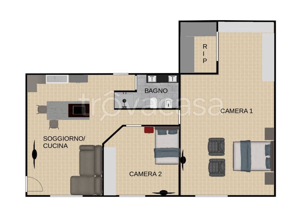 appartamento in vendita a San Giovanni Lupatoto in zona Raldon