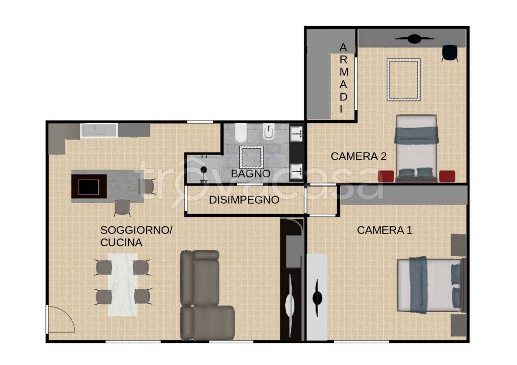 appartamento in vendita a San Giovanni Lupatoto in zona Raldon