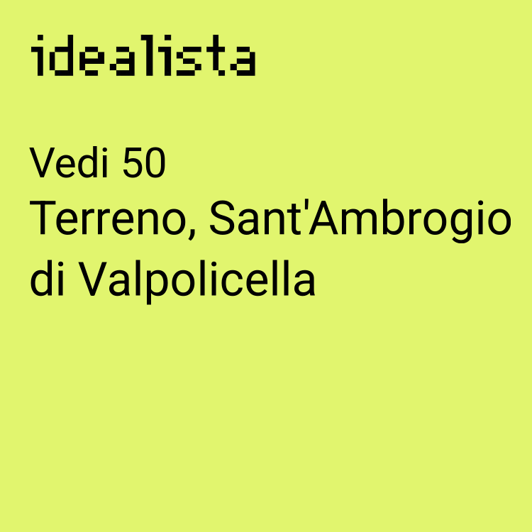 terreno edificabile in vendita a Sant'Ambrogio di Valpolicella