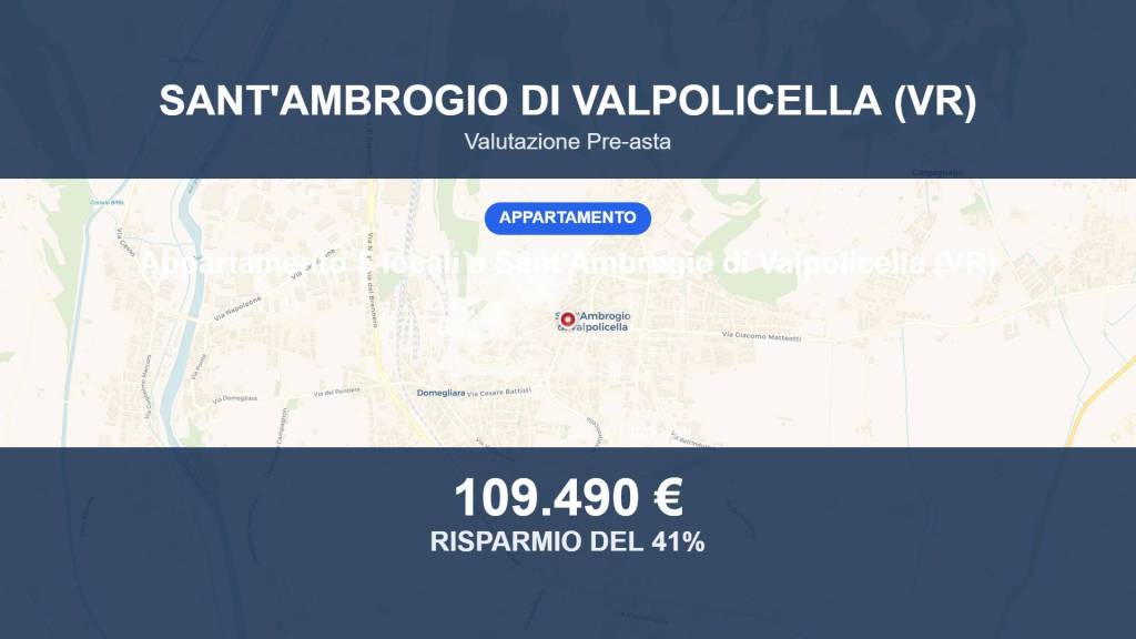 appartamento in vendita a Sant'Ambrogio di Valpolicella