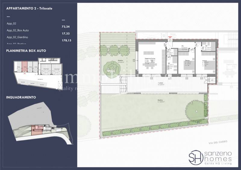 appartamento in vendita a San Zeno di Montagna